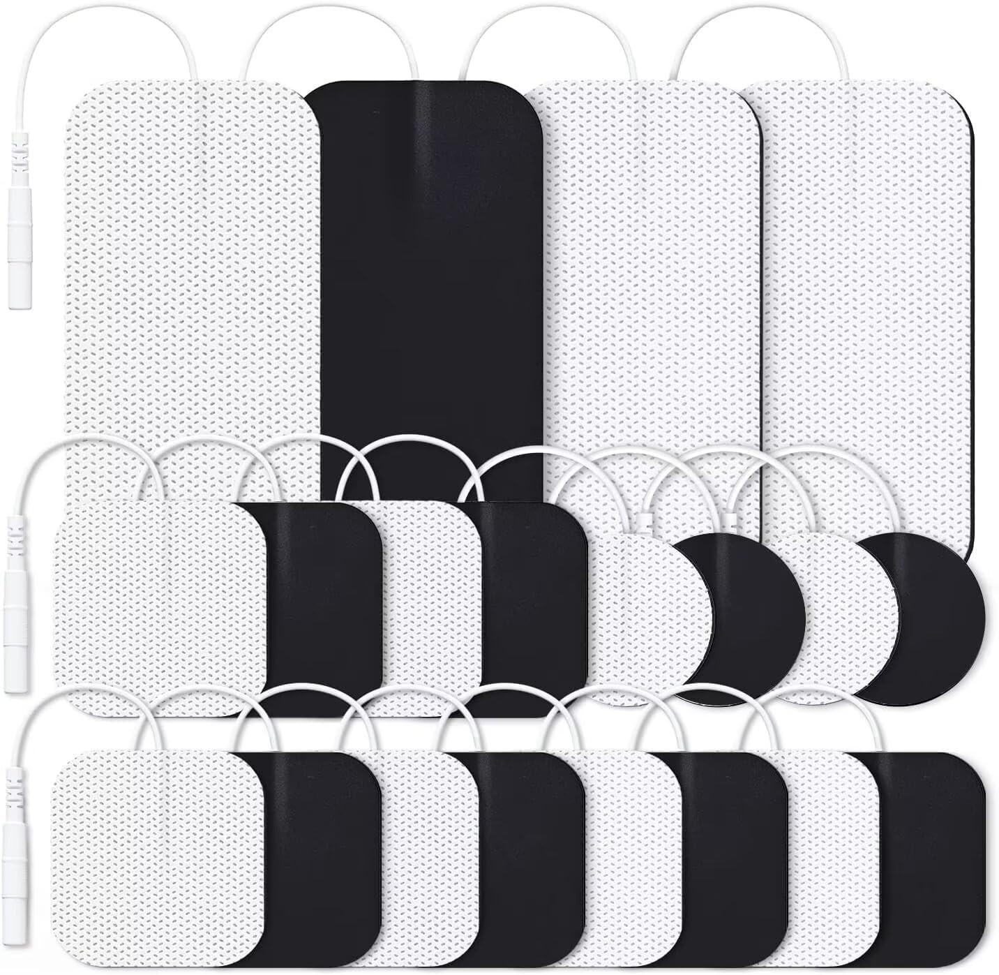 TENS Unit Replacement Pads Combination Set, 20 Packs Multiple Sizes Electrode…
