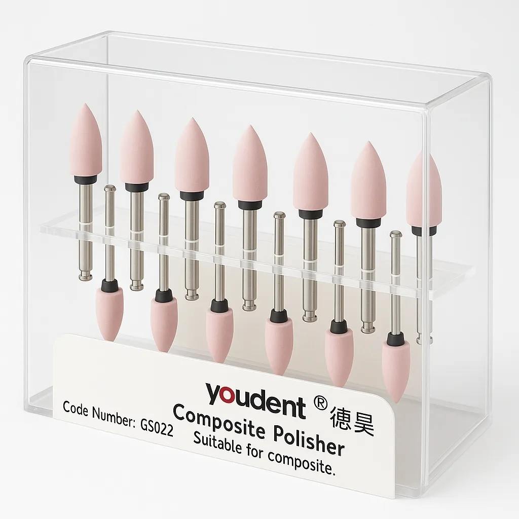 Youdent Composite Polishing Kit Pink R A Delivers smooth, high-gloss finish