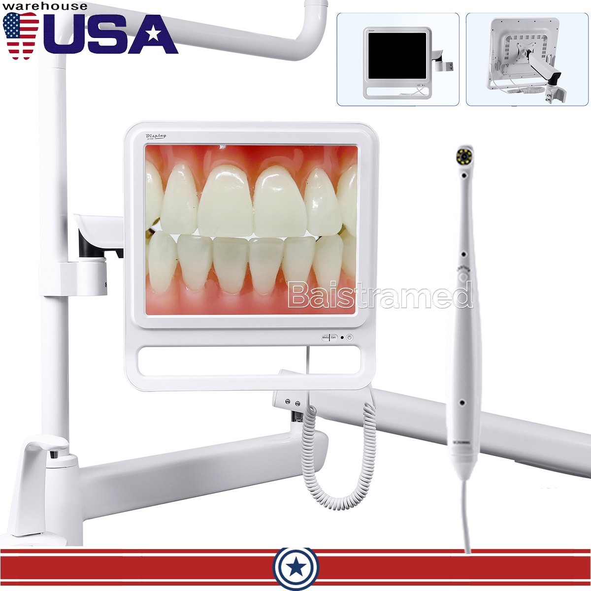 Dental Camera Wifi HD High-Definition Intraoral Camera 17″ Digital LCD Monitor