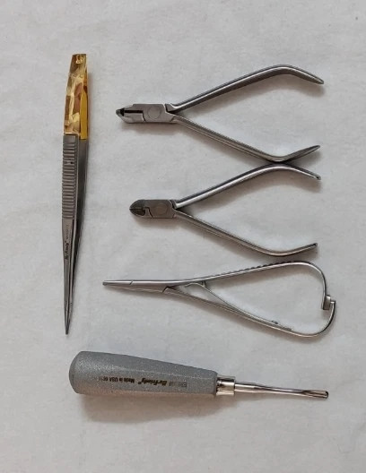 2 combine Lot of 9 hu friedy dental instruments