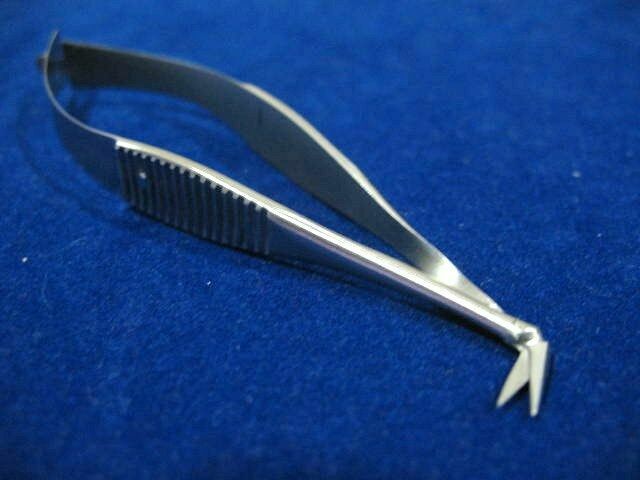 PREMIUM GRADE PACIFATED MCPHERSON VANNAS CAPSULOTOMY SCISSORS ANGLED TO SIDE 3″