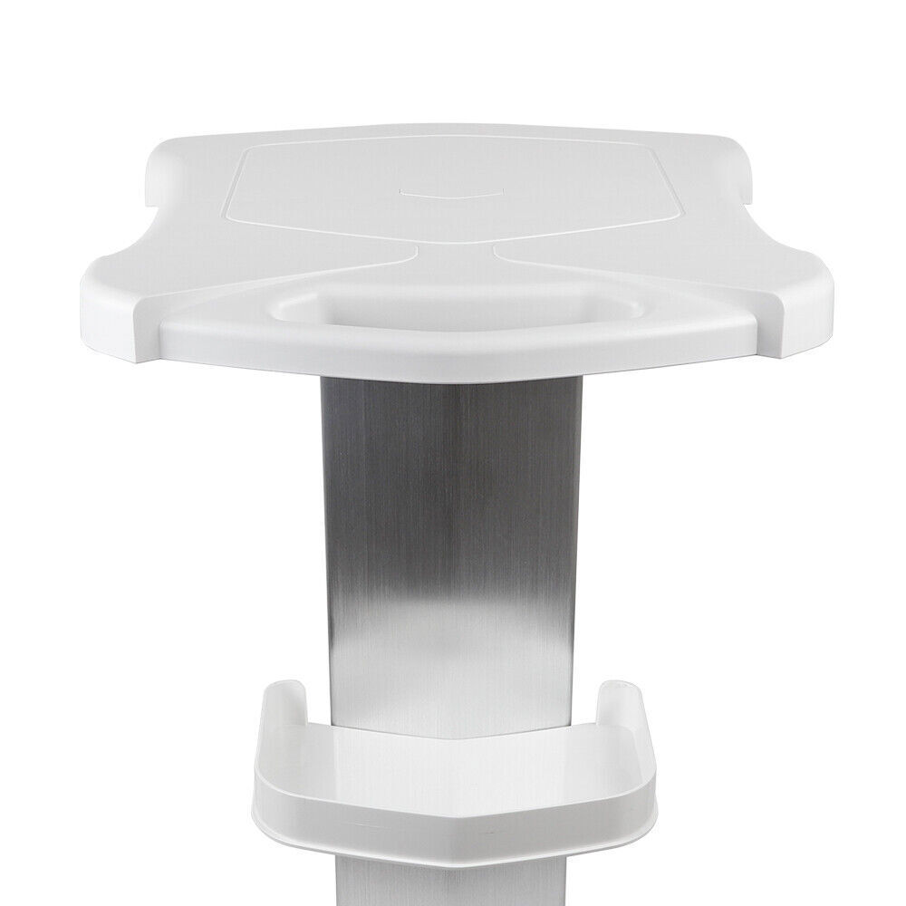 3 Tiers ABS Aluminum Alloy Medical Cart Mobile Lab Trolley Hospital Utility