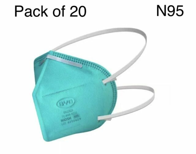 BYD DE2322 N95 Respirator Face Mask – 20 Pack