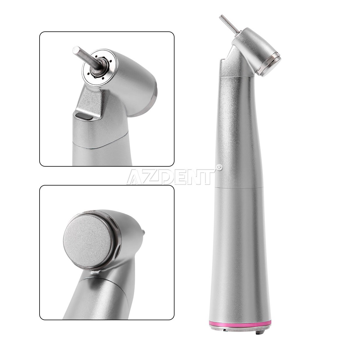 Dental 1:4.2 45 Degree LED Surgical Contra Angle Handpiece E-type Inner Channel