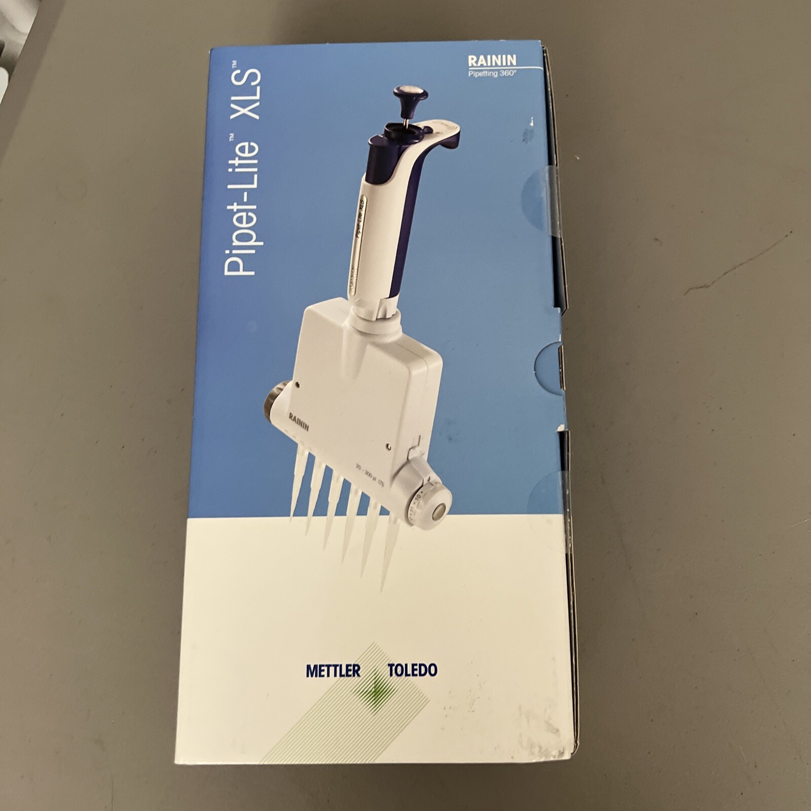 Mettler Toledo – Adjustable 8 Channel Rainin Pipet-Lite LA8- L50 XLS LTS Pipette
