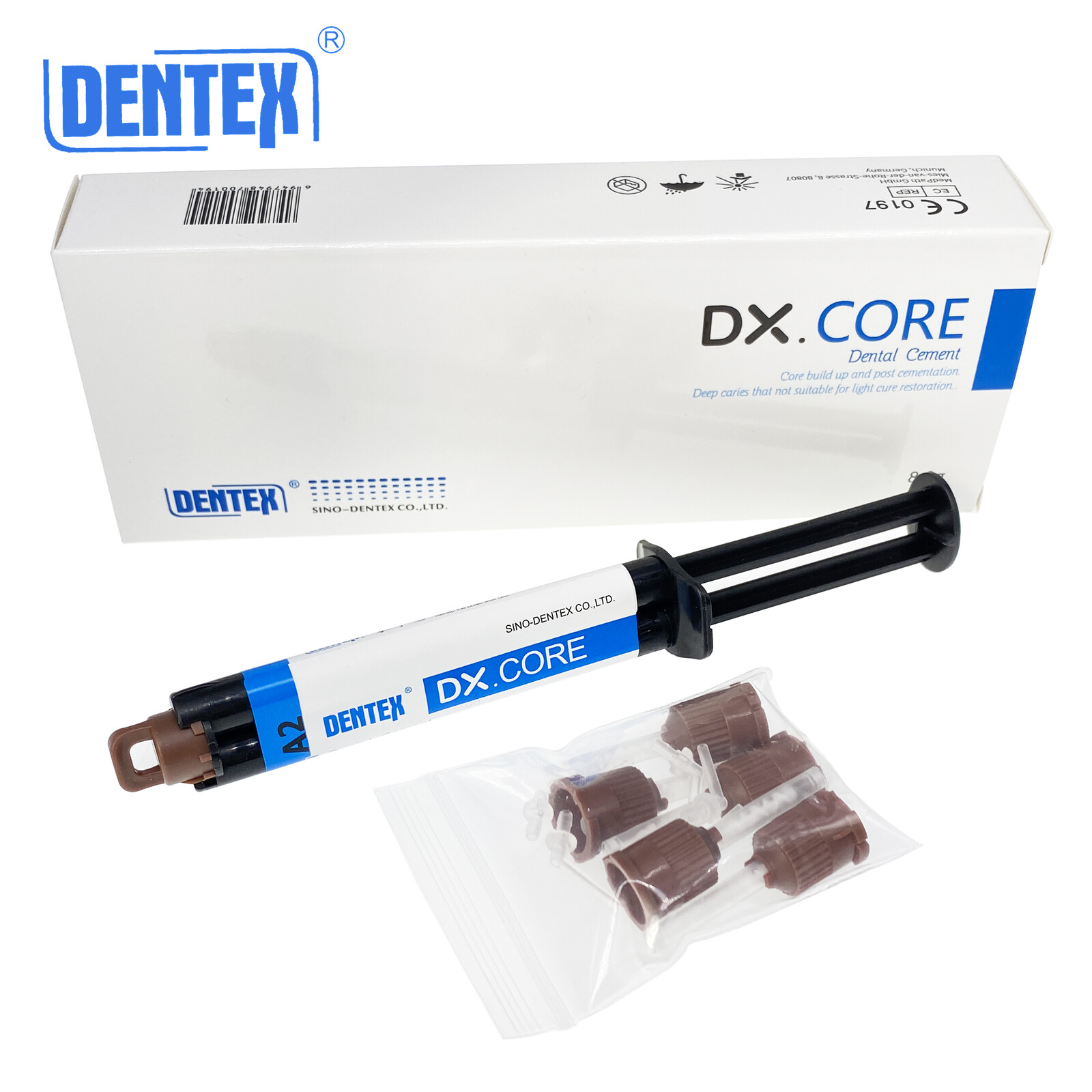 Dentex Dental Dual Cure Flowable Composite Resin Refill Core Build Up DX.CORE