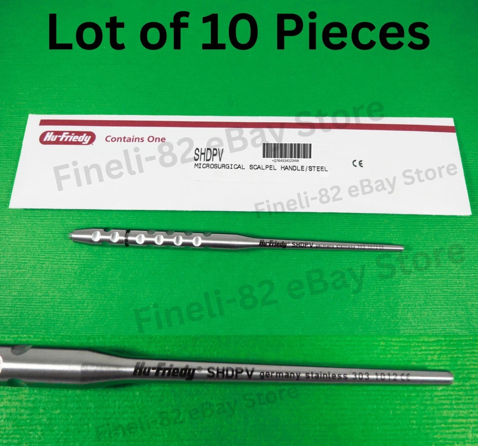 Hu Friedy SHDPV Dental Microsurgical Scalpel Handle Stainlees Steel Lot of 10x