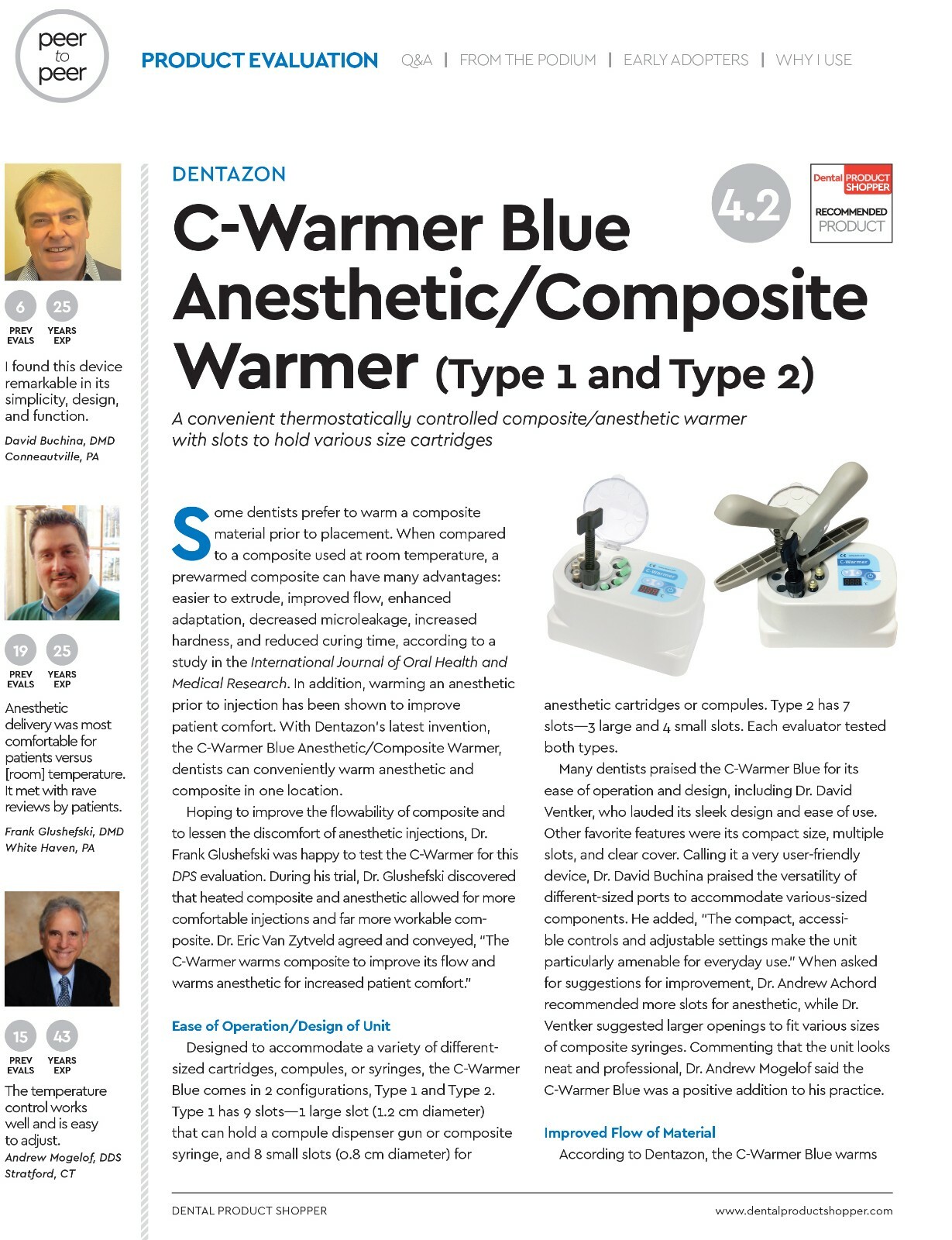 [DXM]C-Warmer Blue T2 Dental Composite Resin Compule Anesthetic Cartridge Warmer