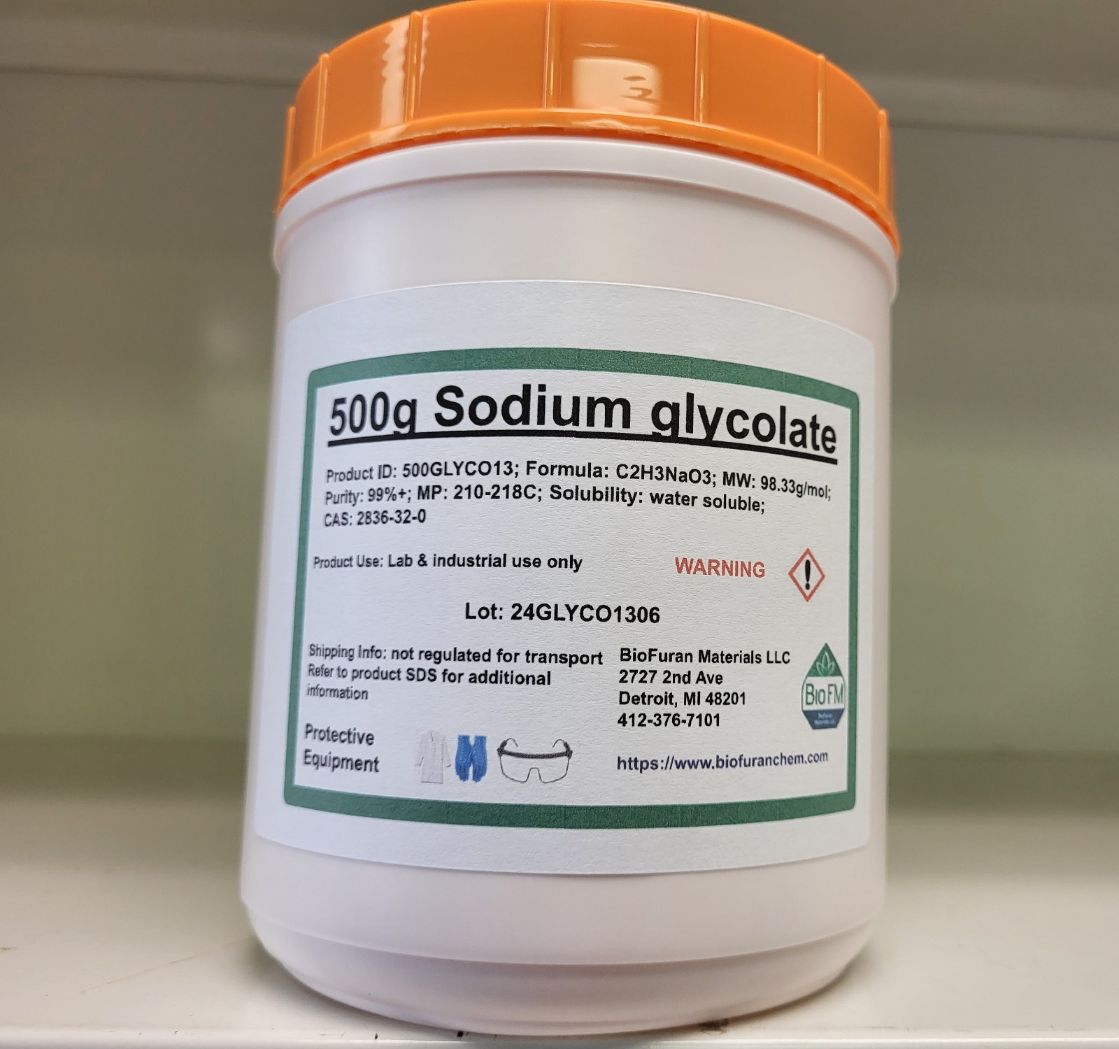 Sodium glycolate, CAS 2836-32-0