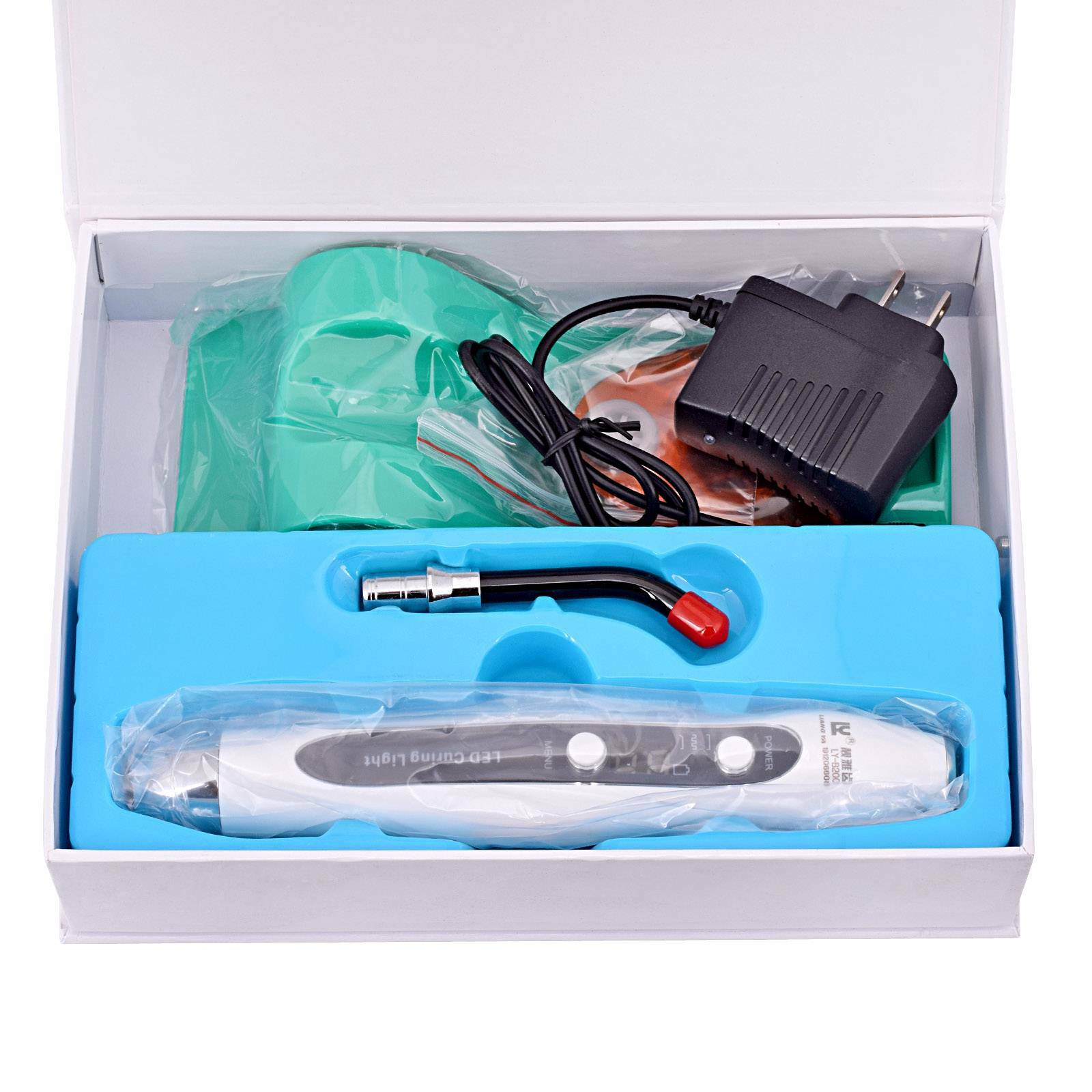 Dental Wireless Cordless LED Curing Light Composite Resin Cure Lamp 1800mw USA