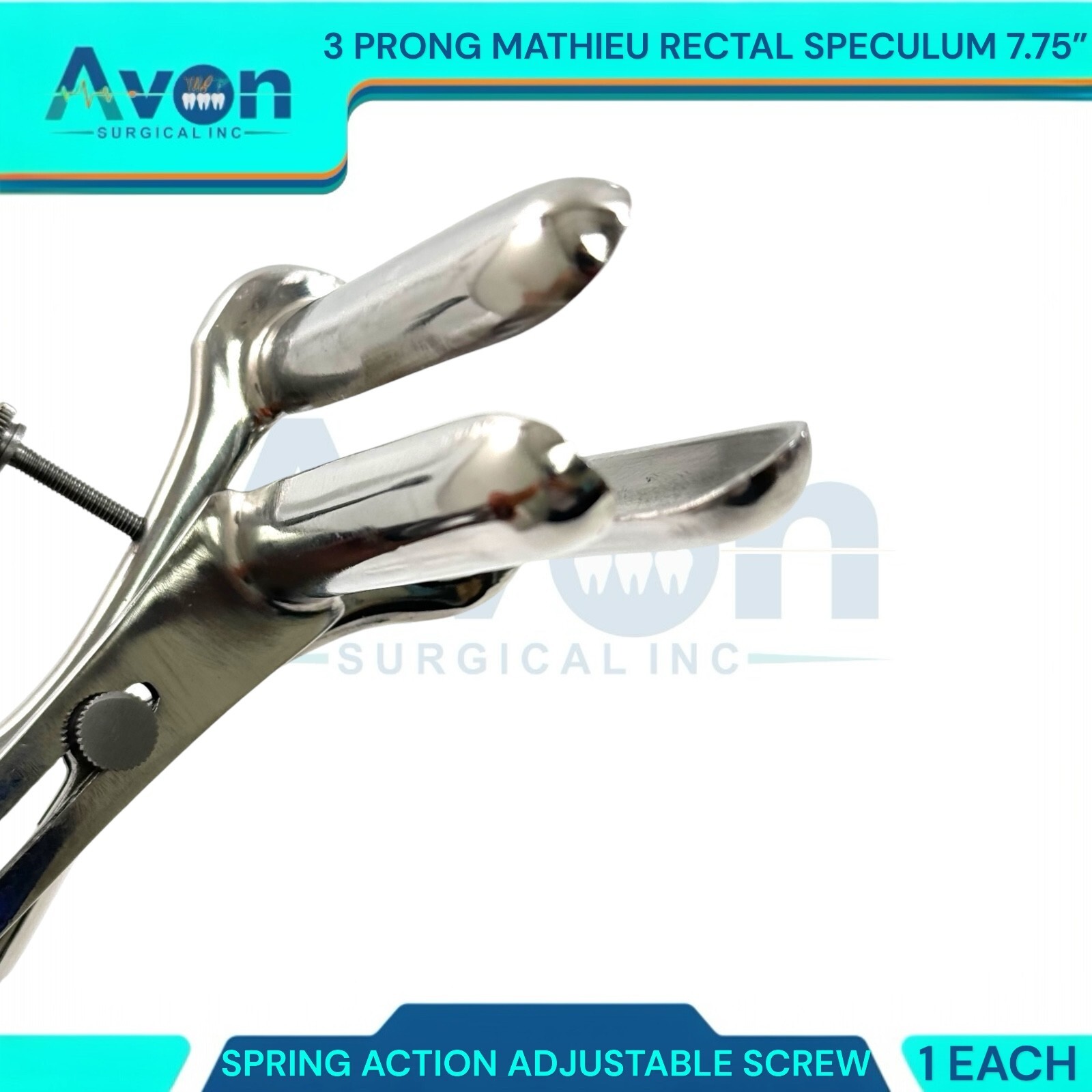 New Premium Grade Mathieu Anal Speculum 3 Prong Prop Display