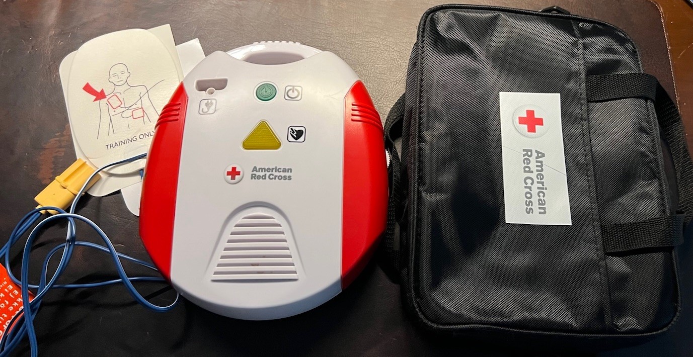 American Red Cross AED Trainer English/Spanish, Tested Working With Bag
