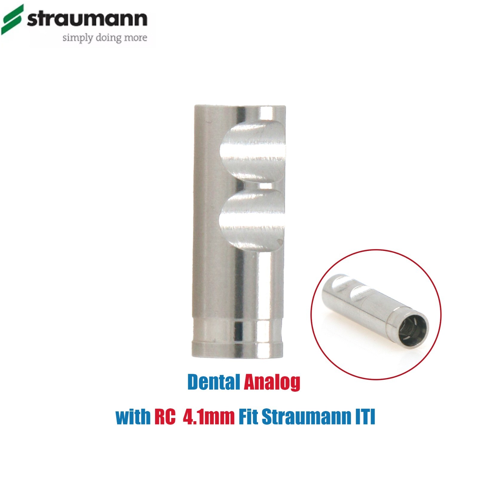 US ITI Dental Lab Scan Body Analog CAD/CAM Implant With Fit Straumann BL/BLT