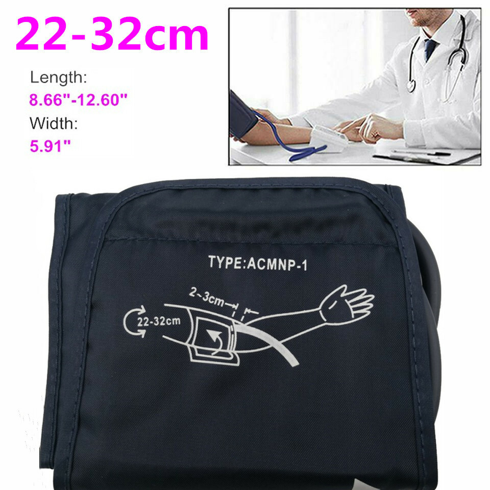 Replacement Cuff for Arm Blood Pressure Monitor Machine Extra Large Cuff BP cuff