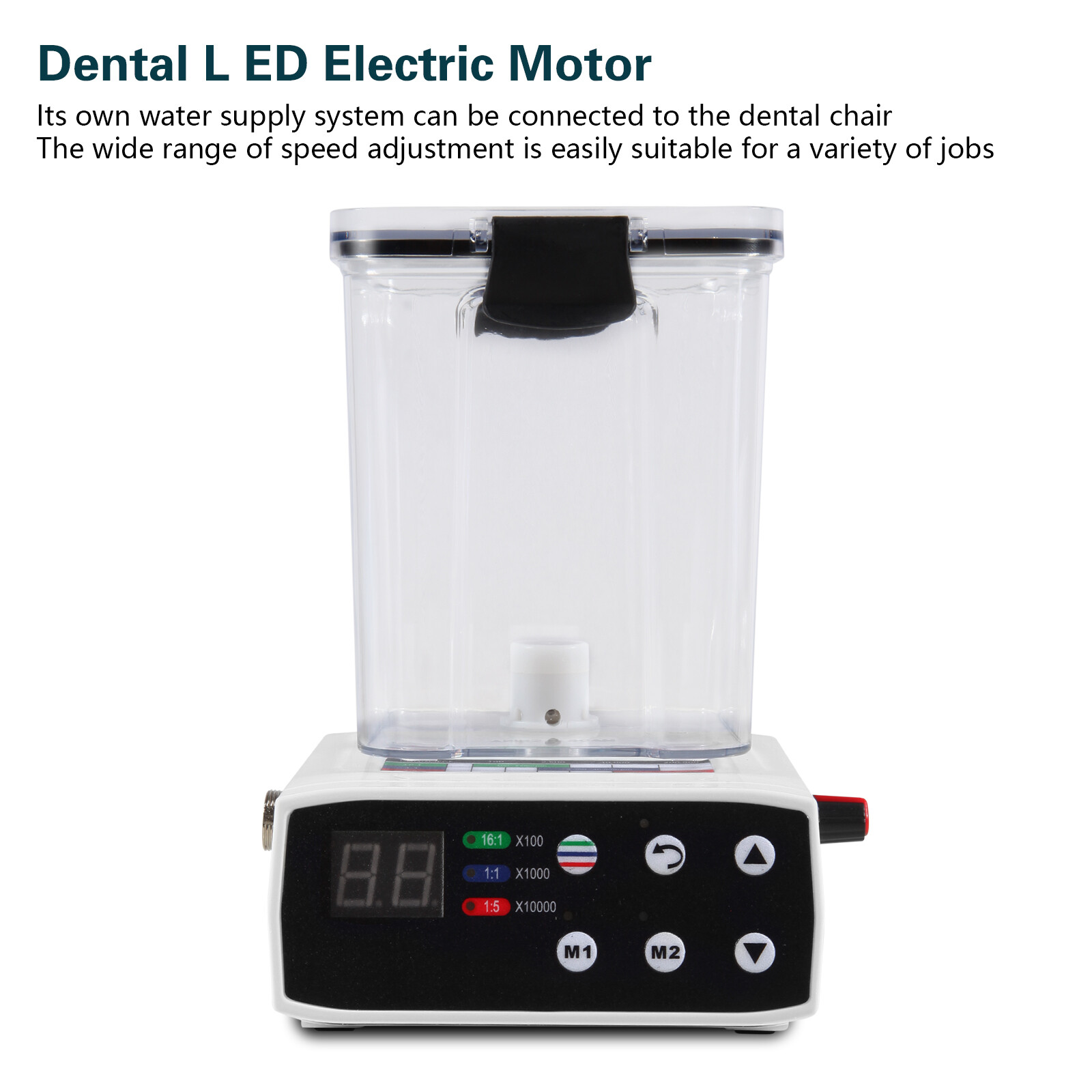 Dental LED Electric Brushless Micro Motor with Water Tank /1:5 LED Contra Angle