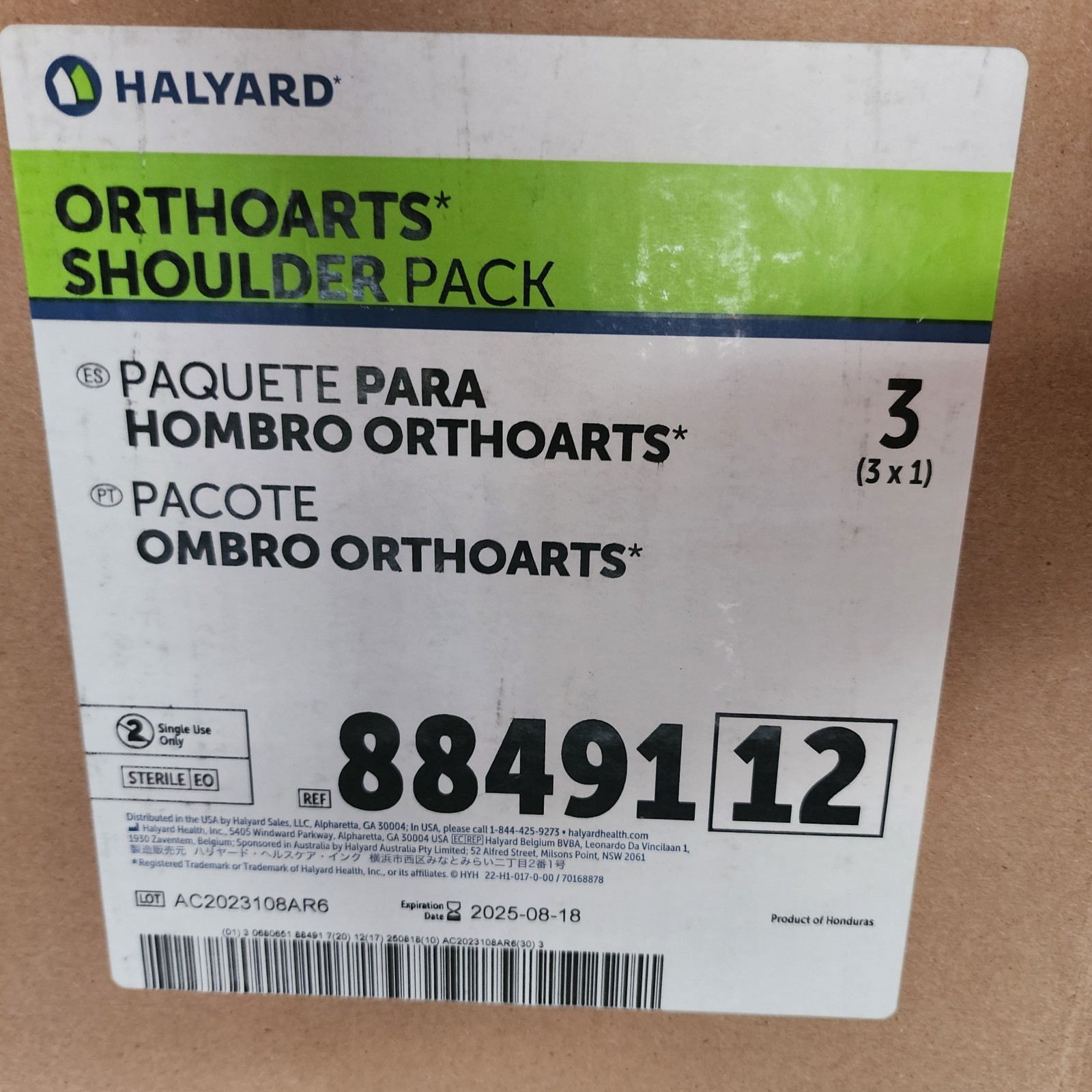 Orthopedic Drape Pack Orthoarts® Ref 88491 (Box of Three)