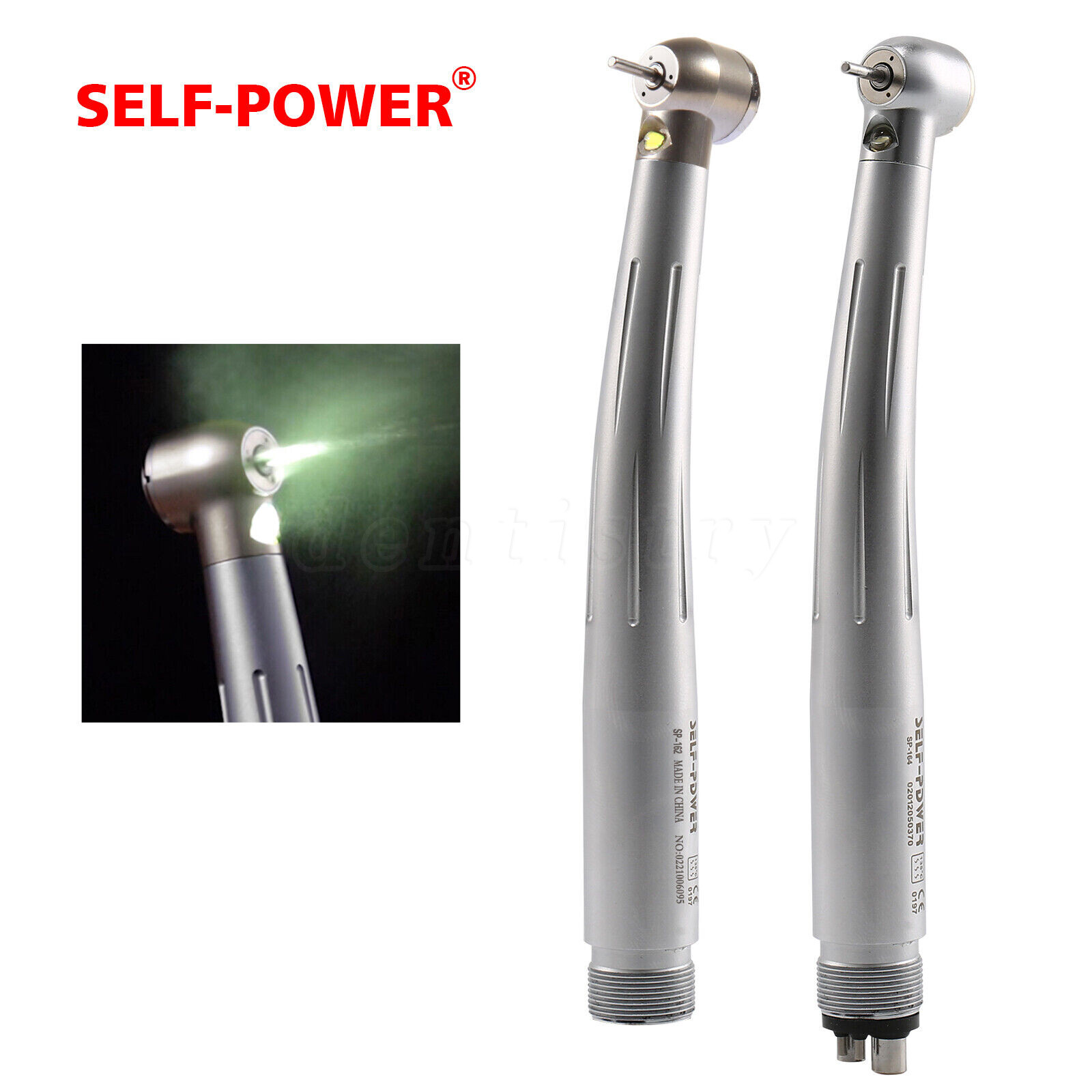 NSK Style Dental LED Fiber Optic E-generator/ High Speed Handpiece Turbine 2/4H