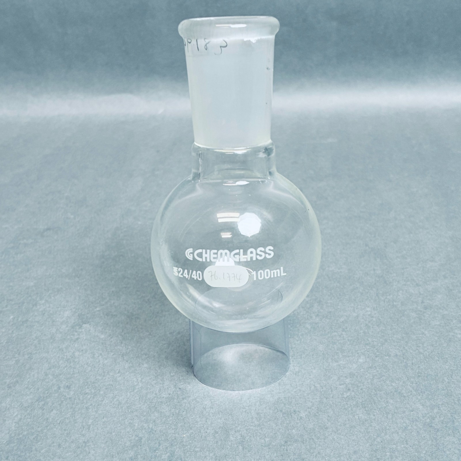 Chemglass 100 ml Round Bottom Flask 24/40 Outer Joint – Lot of 5 Flasks