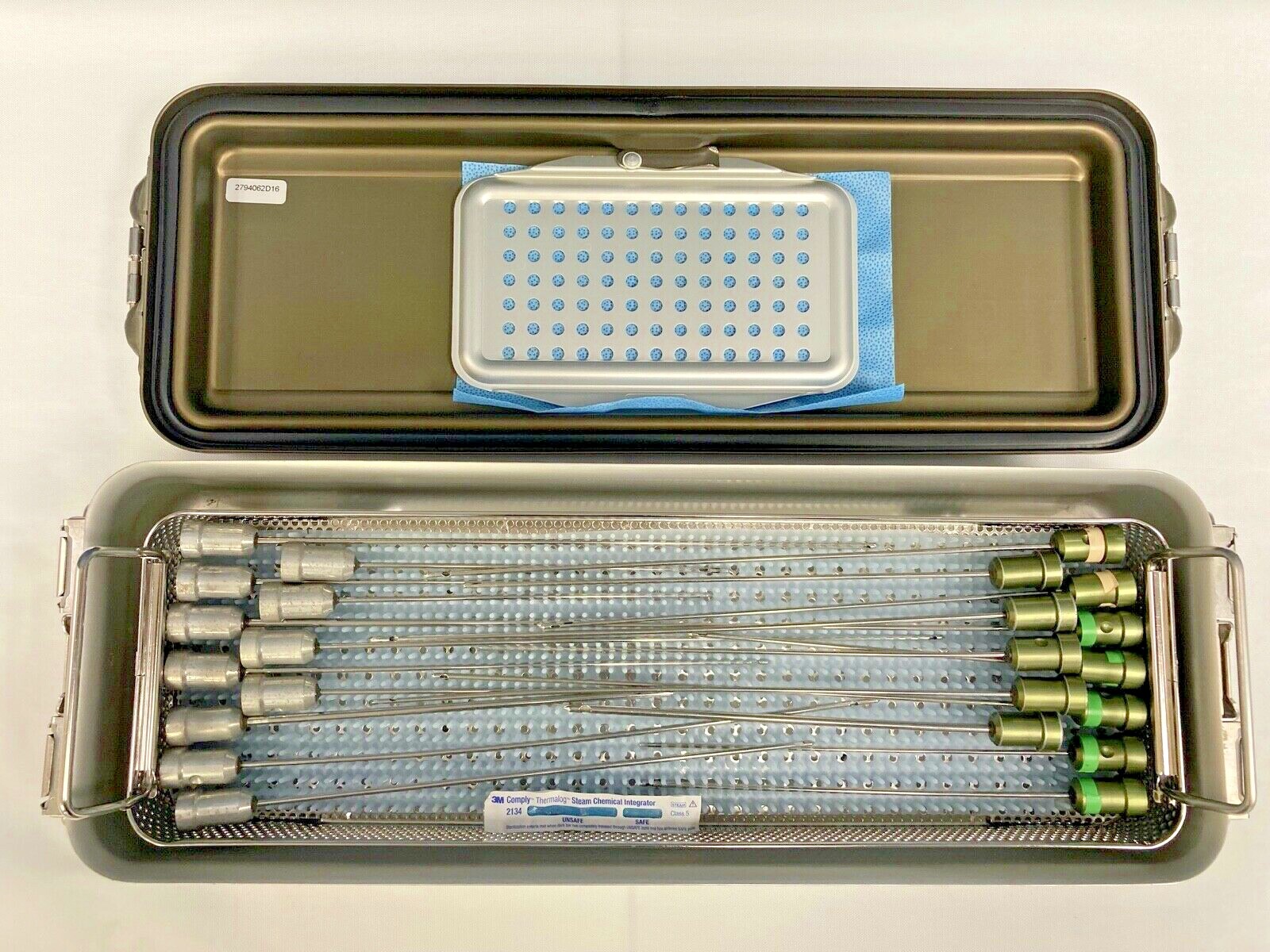 Set of 23 Assorted Gauge & Length Tulip Liposuction Cannulas w/ CD4-3C Case