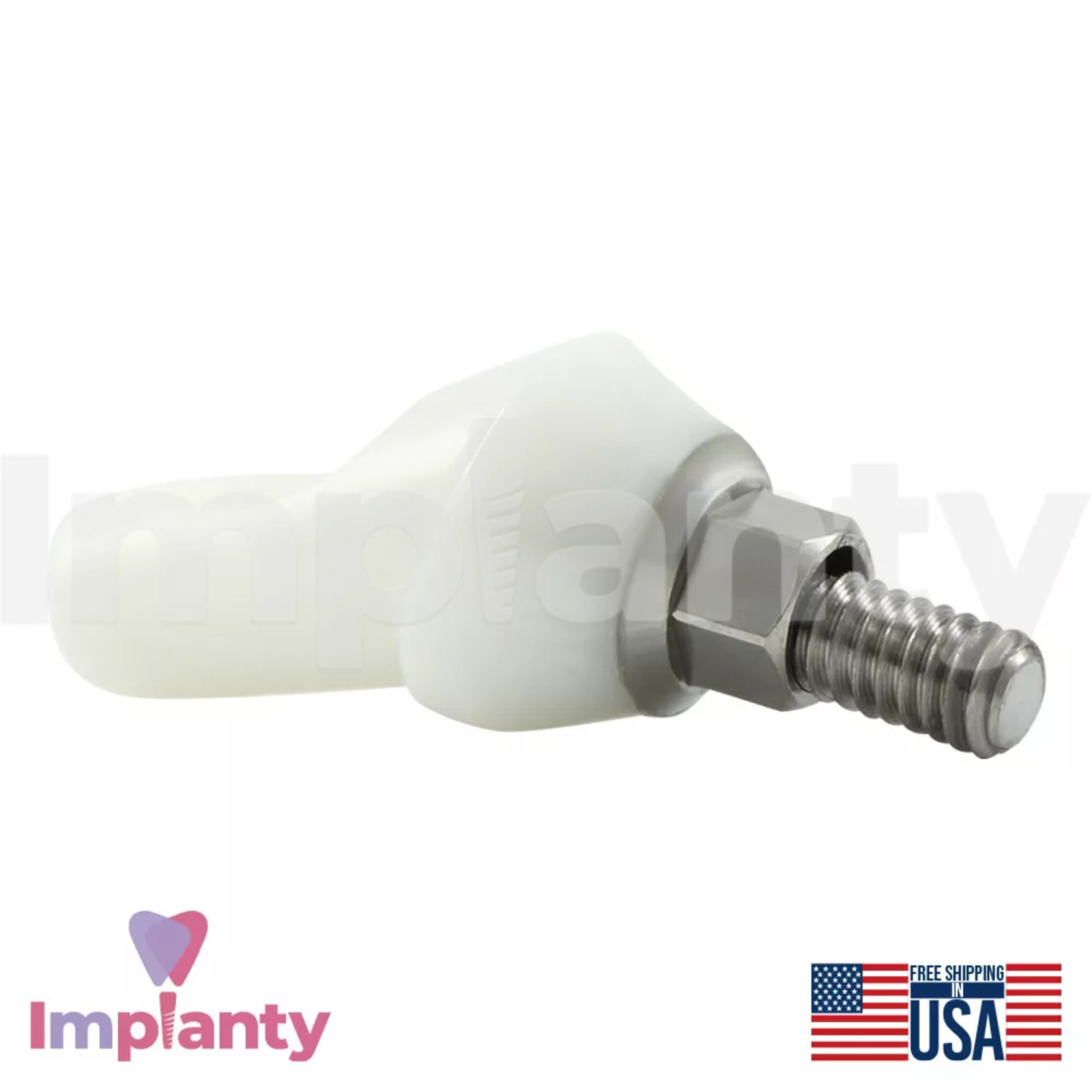 10x GDT Angulated Zirconia Dental Prosthetic 25° Ø5.4mm Titanium Int Hex 2.42mm