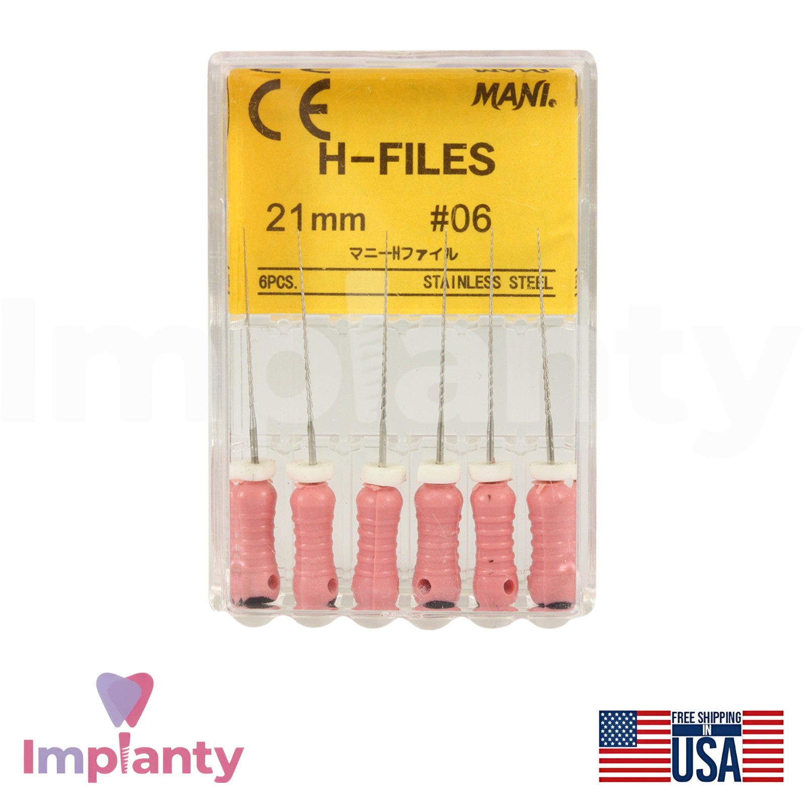 Mani H R00T CanaI Hand Files 21mm Stainless Steel Provide Tactile Sensation
