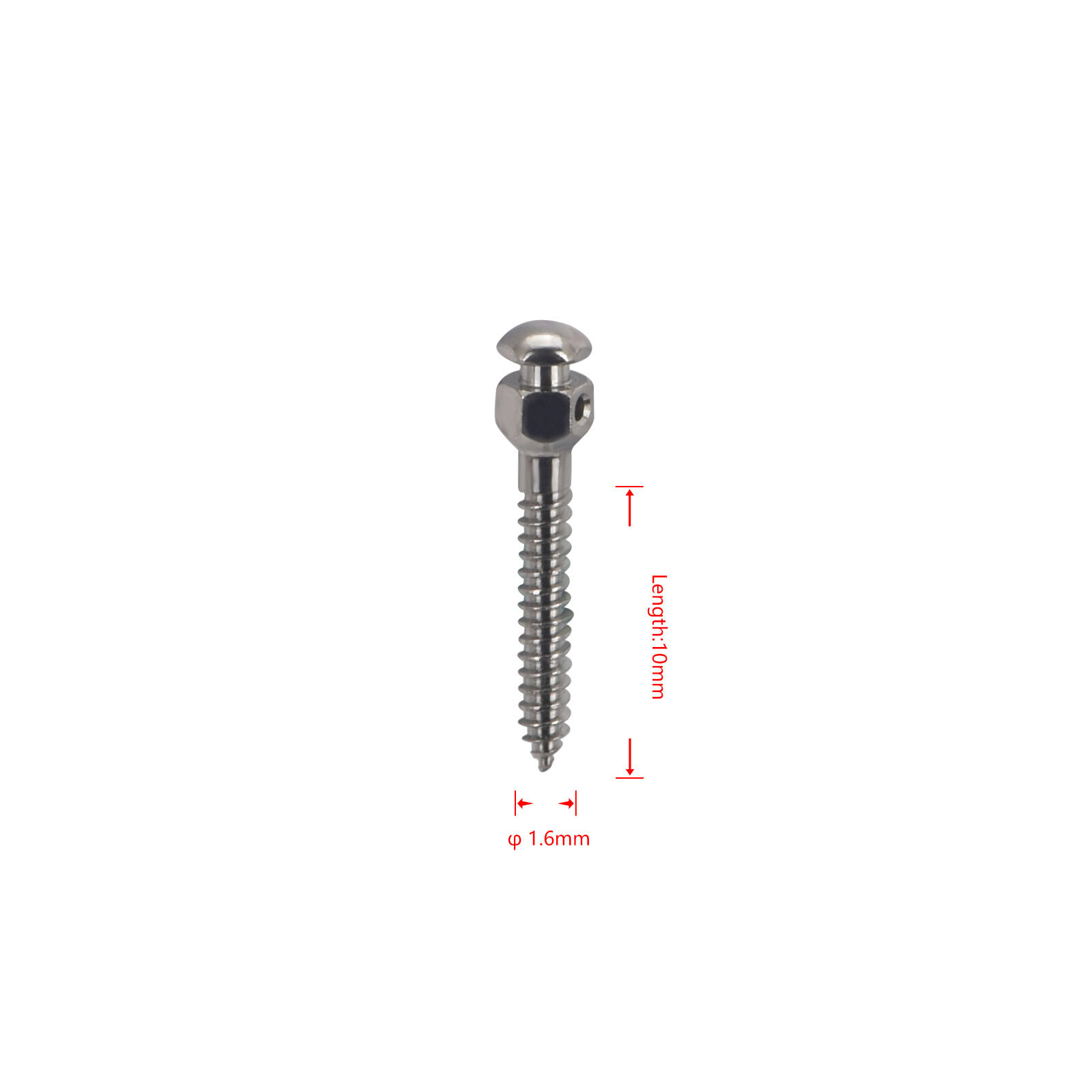 Dental Orthodontic Micro Implants Mini Screw Self-Drilling 10 Sizes & Handle R