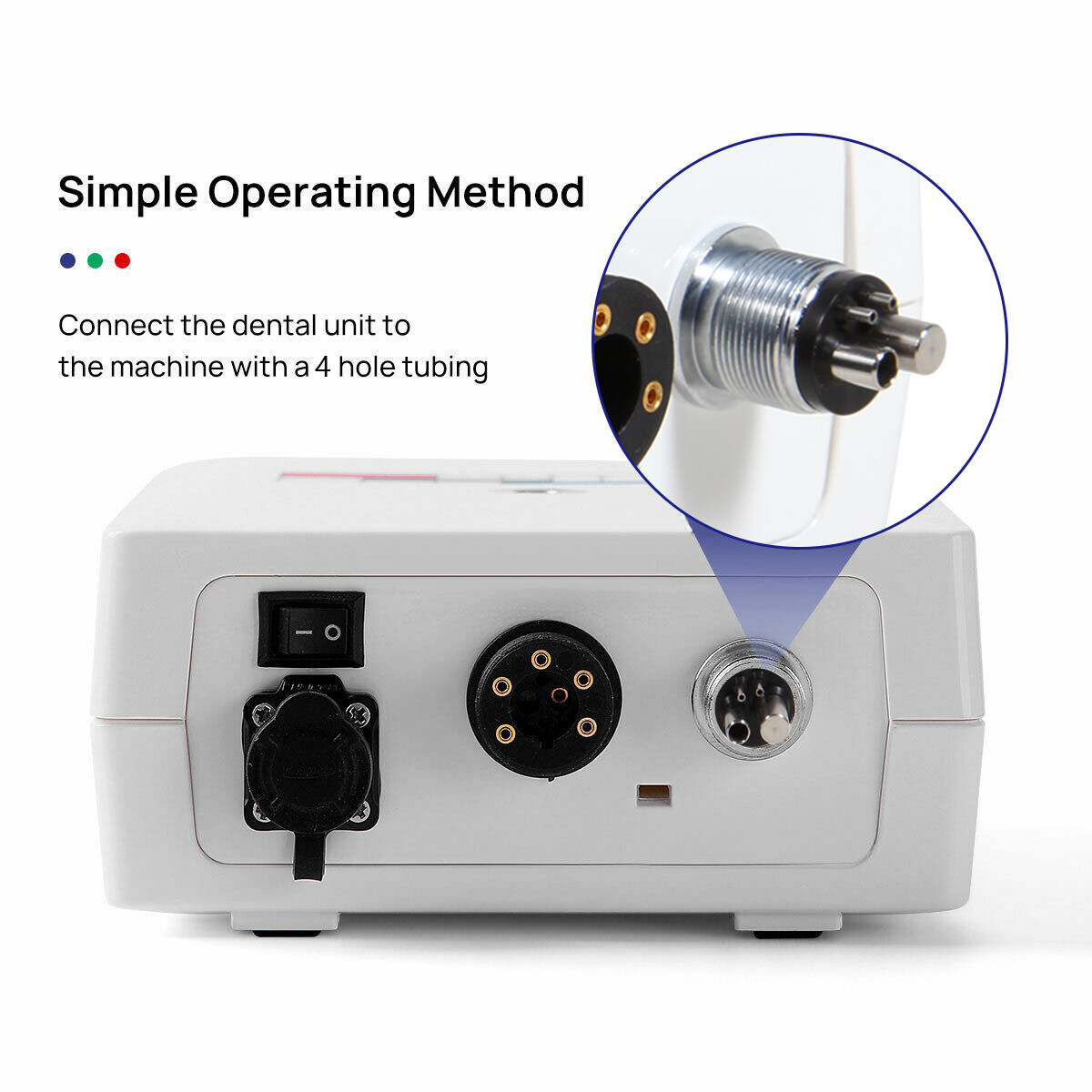 OLED 5 Light LED E-Generator Dental High Speed Fiber Optic Handpiece 2/4Hole B/M