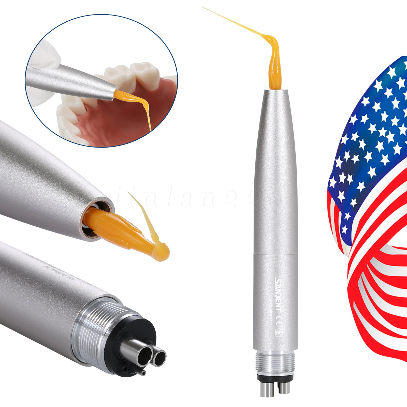 Dental Air Scaler Handpiece Endo Irrigation Tip VDW EDDY Type Fit SonicS Kit Tip