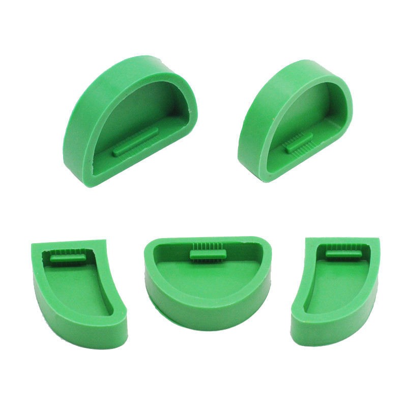 5Pcs/Set Dental Model Base Slotted Type Silicone Without Tonguel Impression Tool
