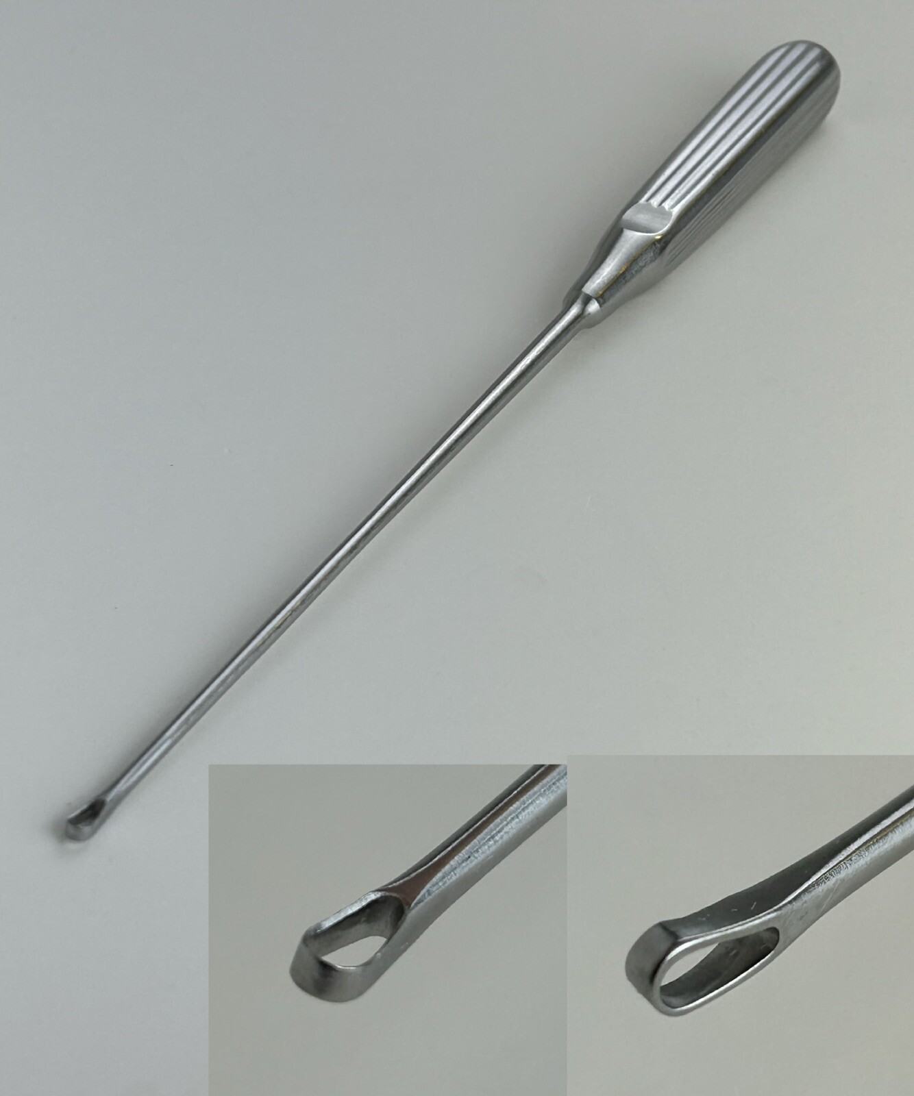 Symmetry 23-5532 Sims Uterine Curette Size 00 Sharp Malleable Shaft 11in Length