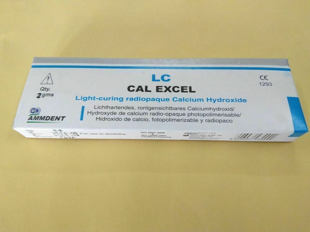 LC Cal Excel Light Cure Radiopaque Calcium Hydroxide By Ammdent Free Shipping