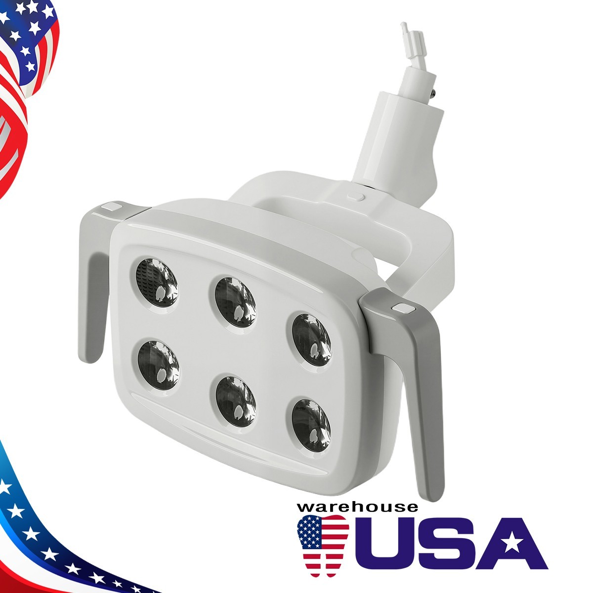 Dental Oral Cold Light Lamp For Chair Unit 6 LED Brightness Infrared sensor