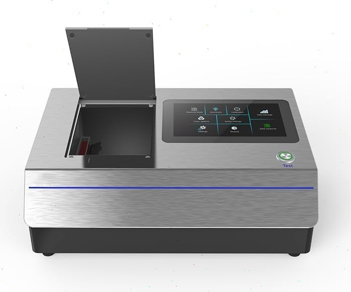 Liquid Colorimeter with Inter-instrument Error ΔE*ab within 0.25 Data Storage