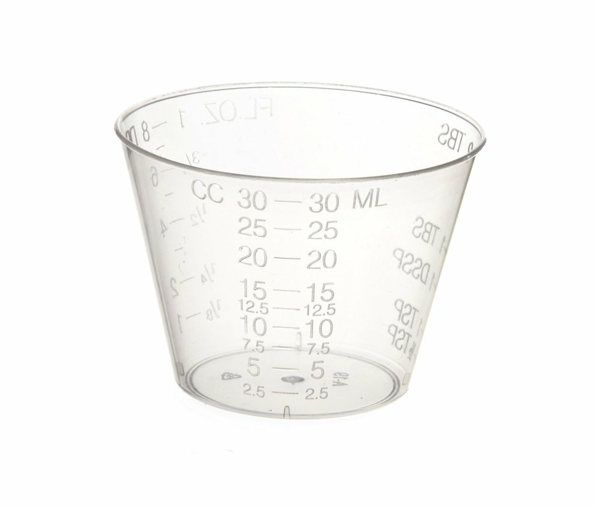 Medline DYND80000 Non-Sterile Graduated Plastic Cups – 100ct