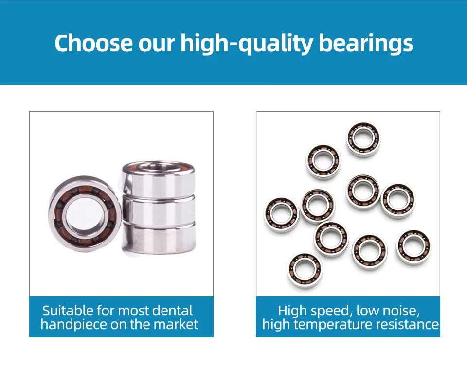 Dental Bearing High Speed Handpiece Ceramic Bearings Steel Ceramic Ball Bearings