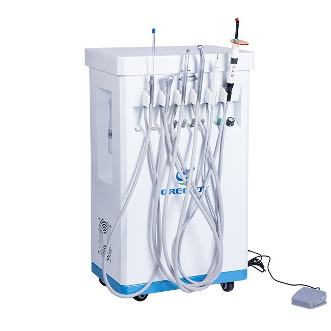 Dental Delivery Cart Unit GU-P209 with Air Compressor LED Curing Light Scaler 2H