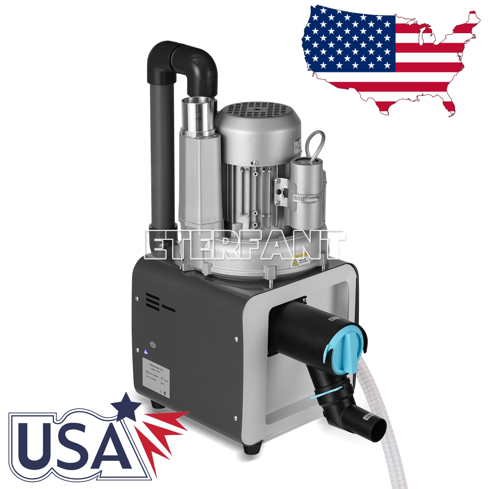 Dental Electric Semi-Dry Type Suction Machine Vacuum System DE101 600L/min