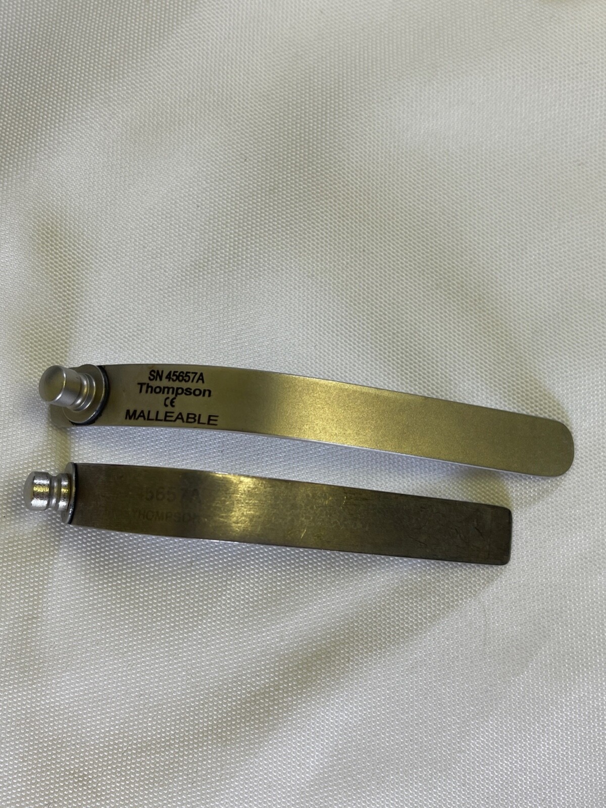 Set of 28 Thompson Surgical Cervical Retractor Blades Set w/ Case Neuro Spine