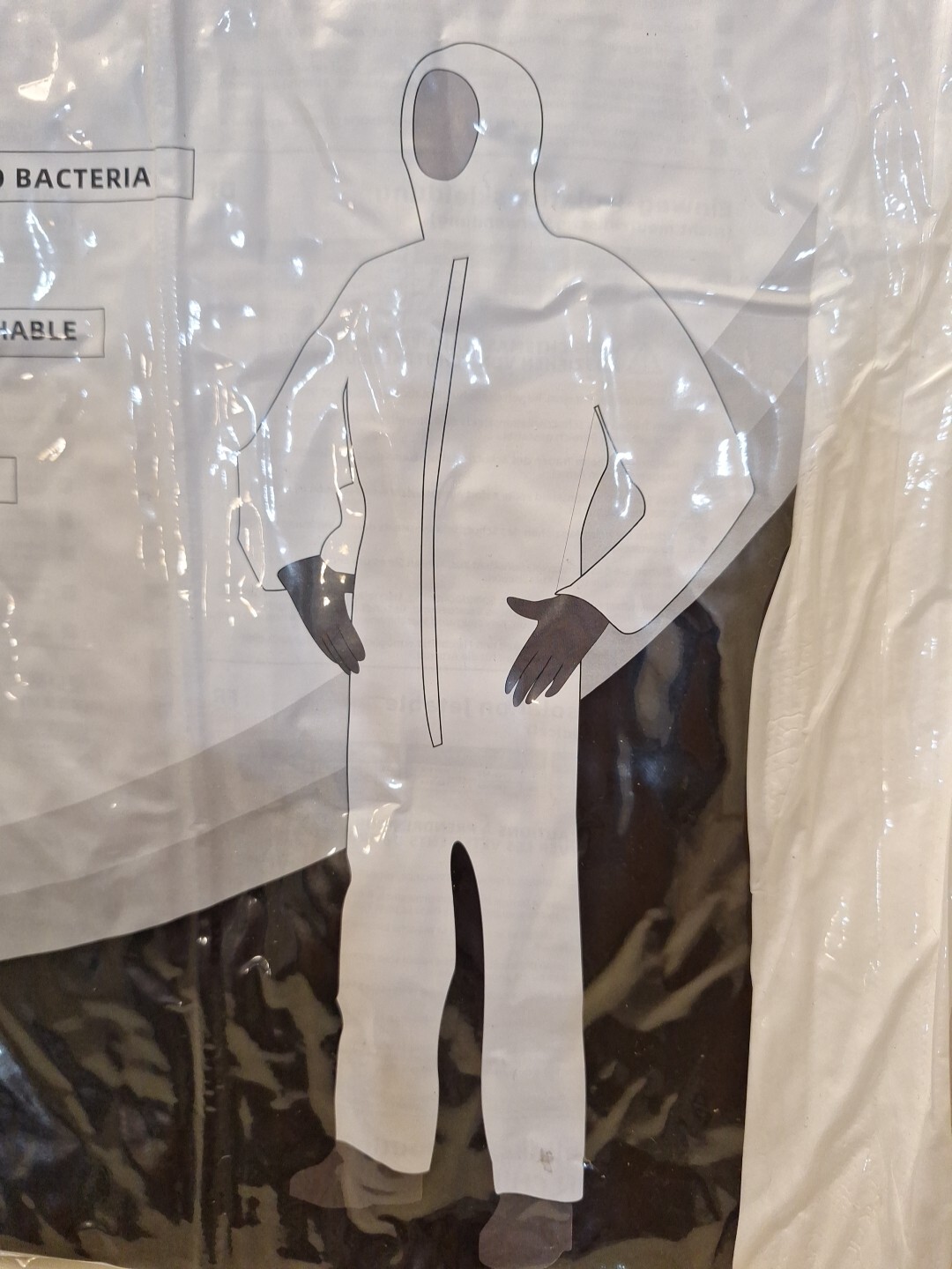 Disposable Isolation Gown White Non Medical Use Unisex