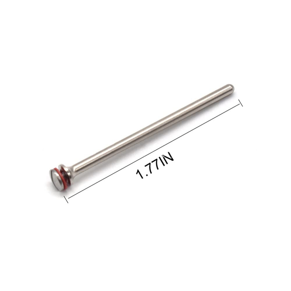 Dental Lab Shank Mandrel for Polishing Machine, 3/32 Inch, Pack of 10