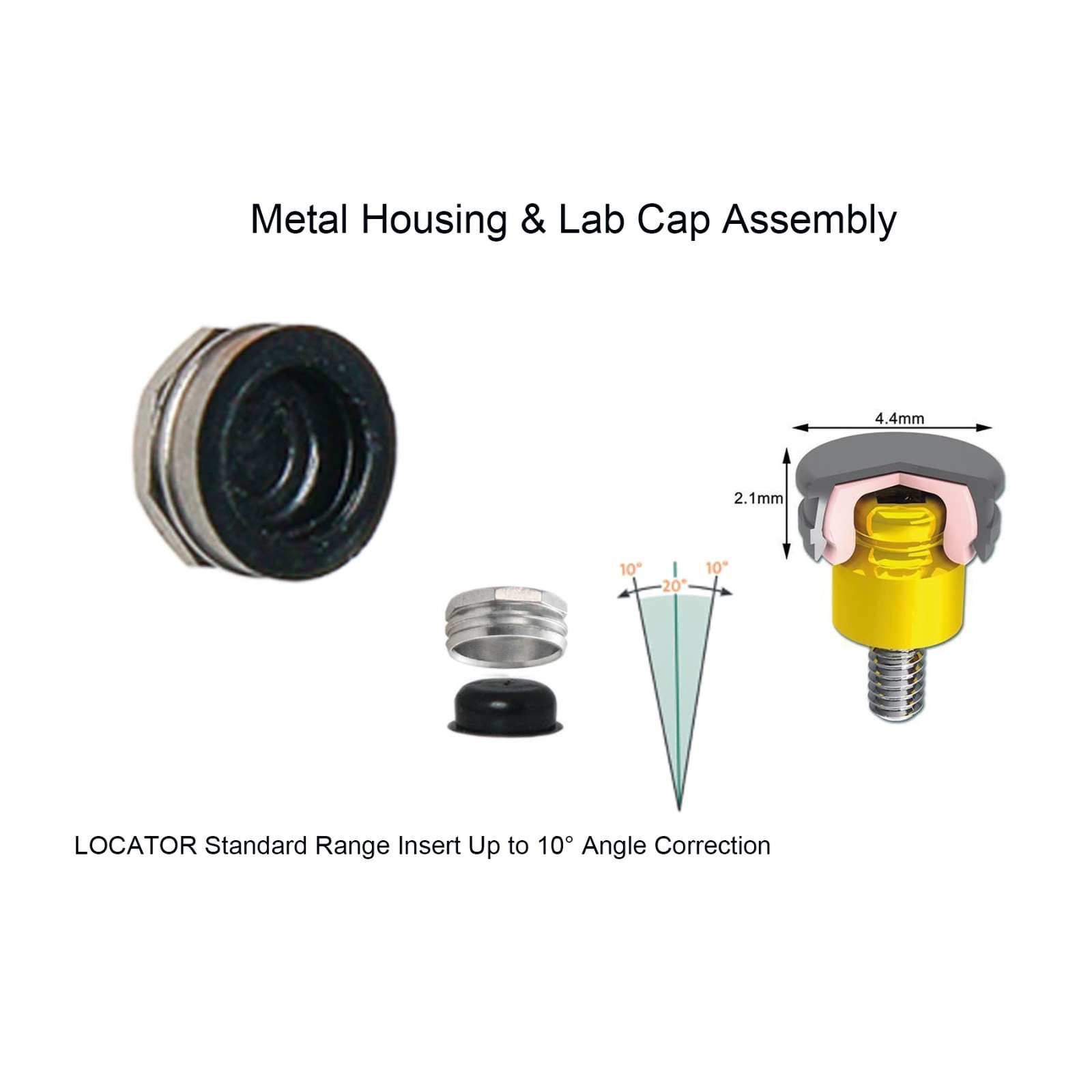 US Dental Retention Cap Set And Male Cap Insertion Extraction Locator core Tool