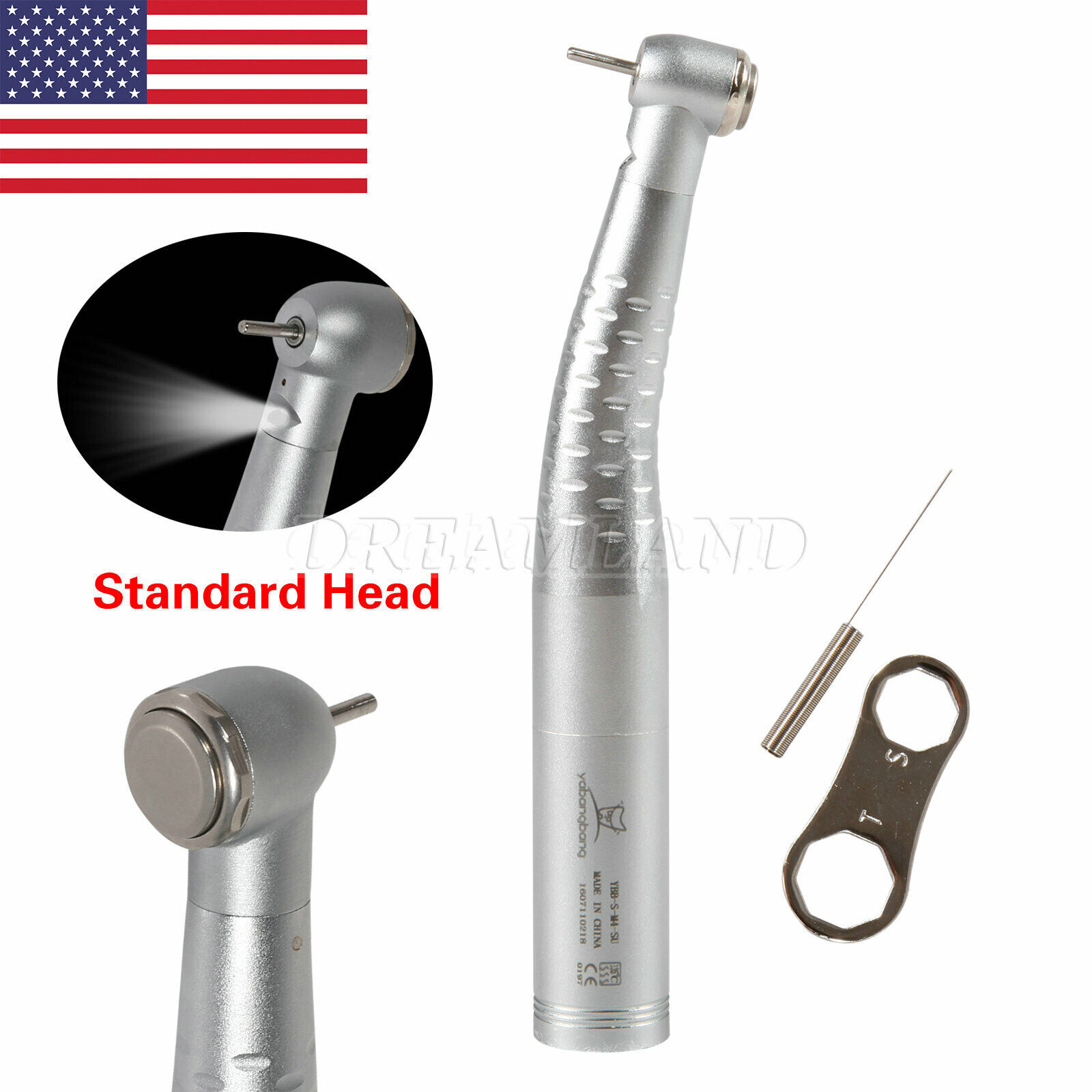 Fiber Optic Swivel LED Dental High Speed German Handpiece