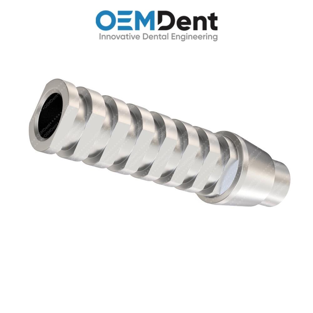 x5 Titanium Temporary Abutment NobelActive®️RP Conical Compatible Hex/Non Hex