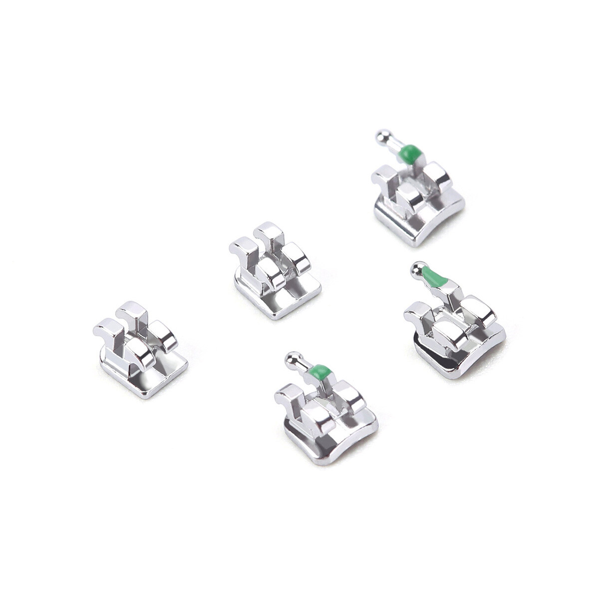 Dental Orthodontic Monoblock Brackets Mini Roth/MBT 0.022″/0.018″ 3/345 Hook