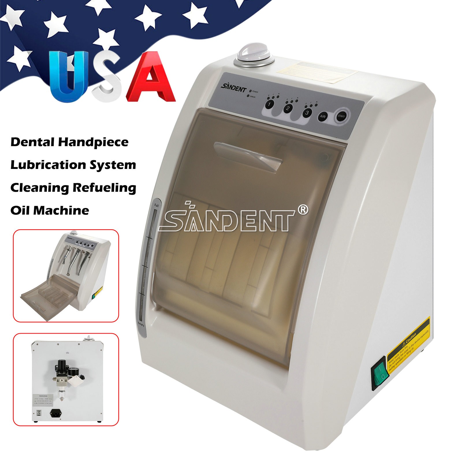 Dental Automatic Handpiece Maintenance Lubrication System / 1:5 Contra Angle
