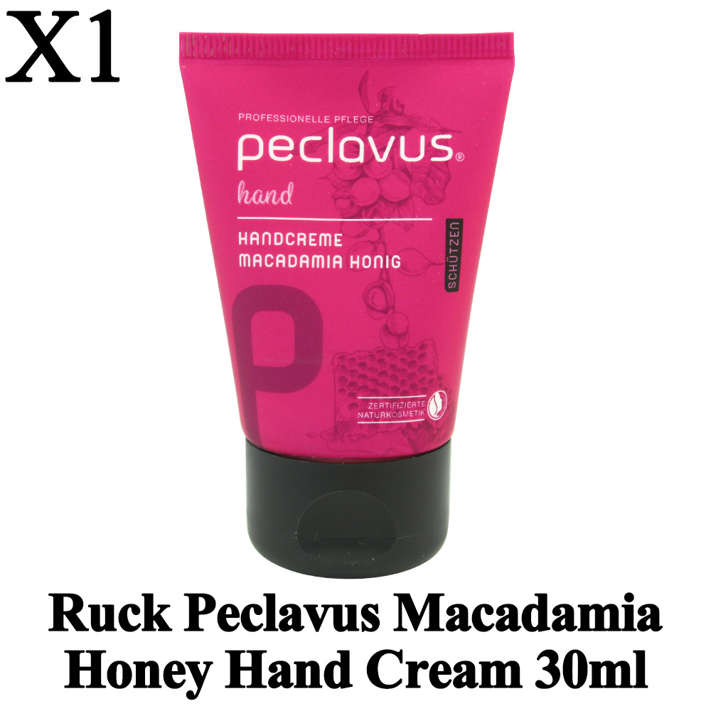 Ruck Peclavus Macadamia Honey Hand Cream 30ml Nourishing Moisturizing Lotion