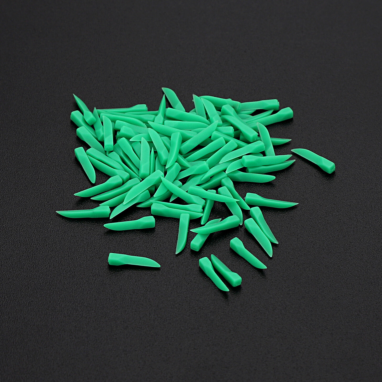100pcs Dental Disposable Wedges Plastic Poly Wedges 4 Colors 4 Sizes XS S M L