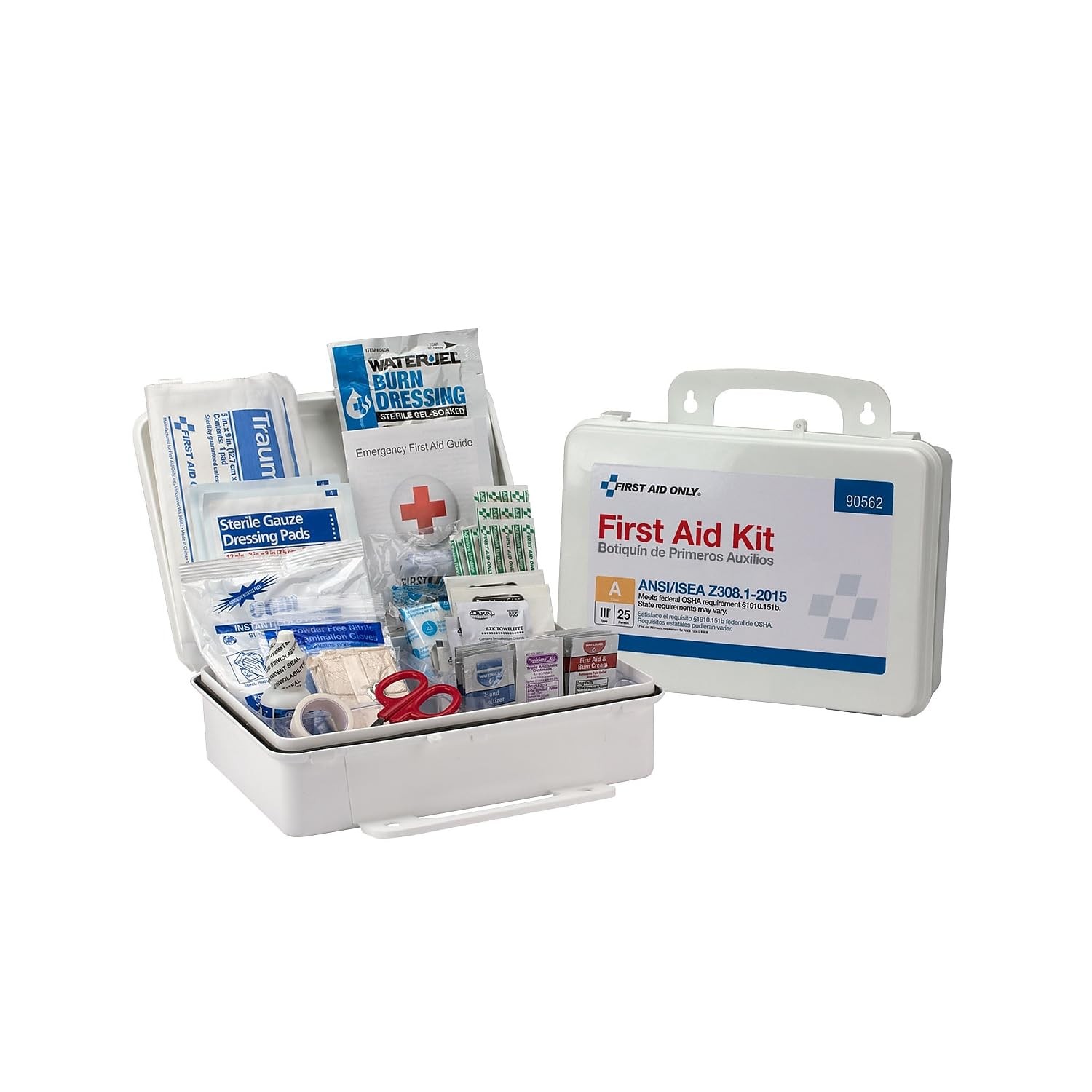 First Aid Only 90562 Ansi A 2015 And Osha Compliant First Aid Kit 25-Person