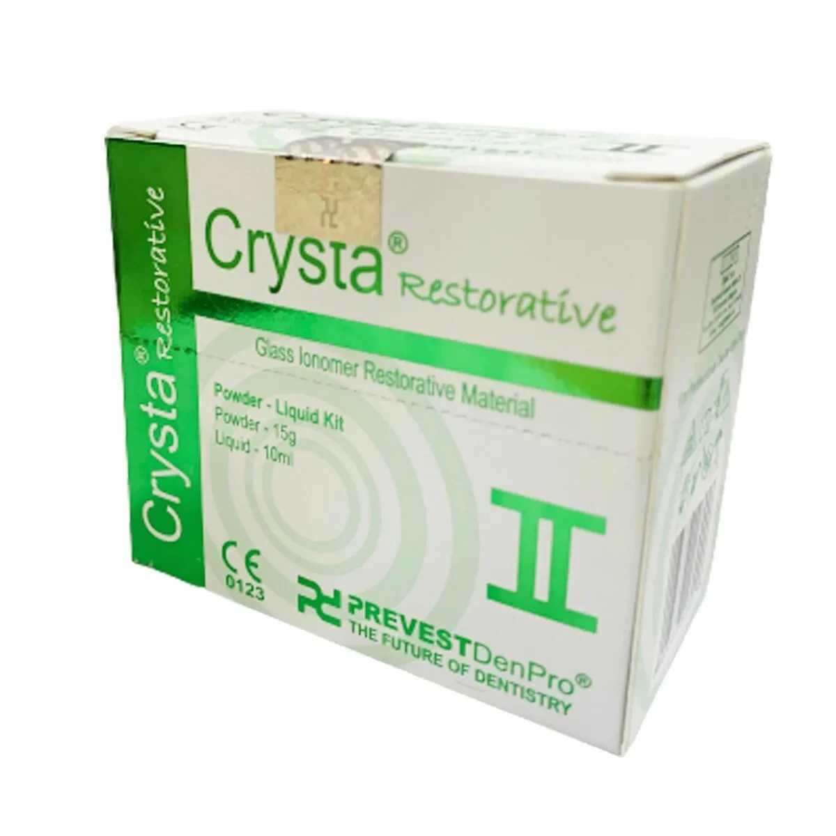 Prevest Denpro Crysta 2 Permanent White Teeth Tooth Filling Kit Repairs Dental