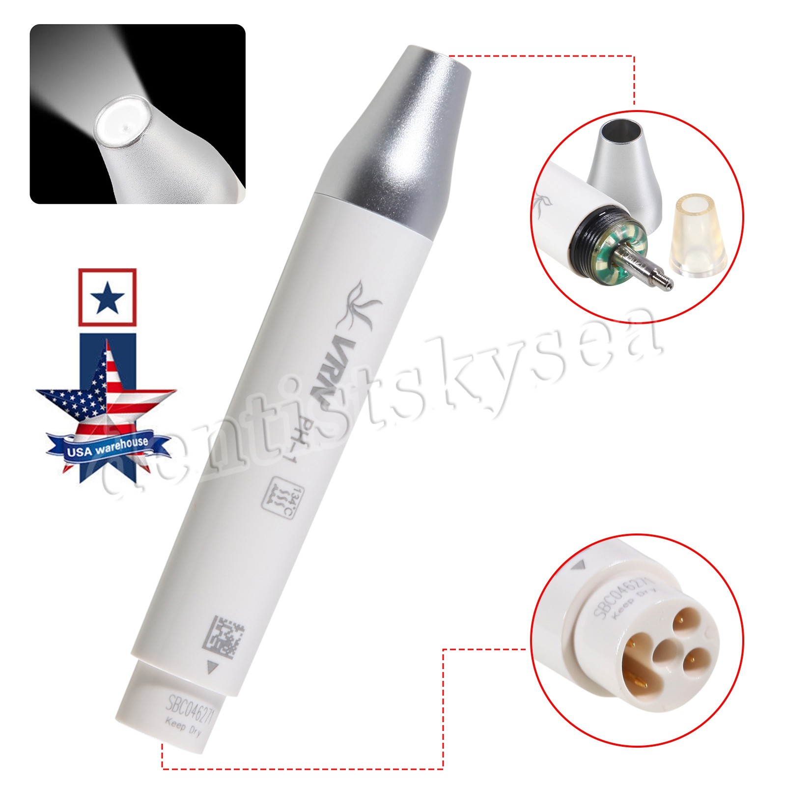 Dental Lab Marathon III Micromotor Polishing Motor 35KRPM Handpiece Contra Angle